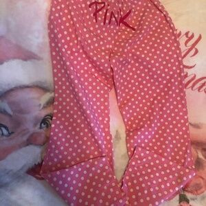Holiday Sale price drop Like New Victoria Secret Pink Polka Dot PJ Bottoms